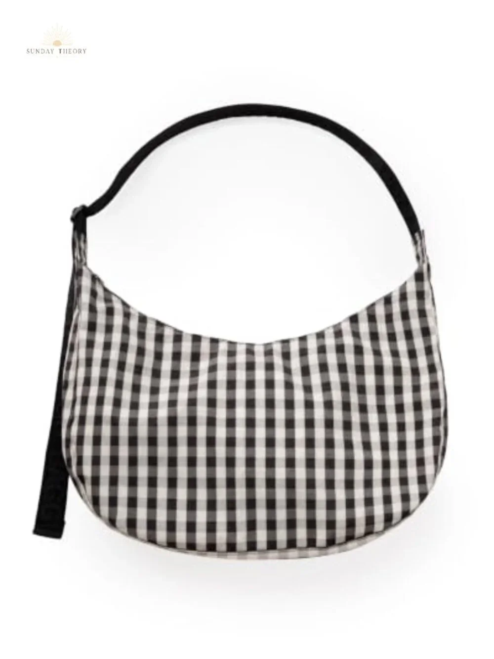 Large Nylon Crescent Bag Crossbody Hobo Adjustable Strap Machine Washable